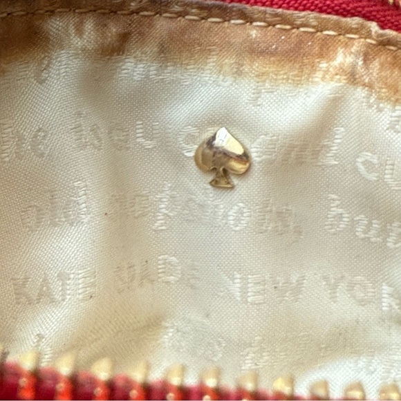 Kate Spade Red Bow Coin Purse~VTG ♠️ - Picture 4 of 7